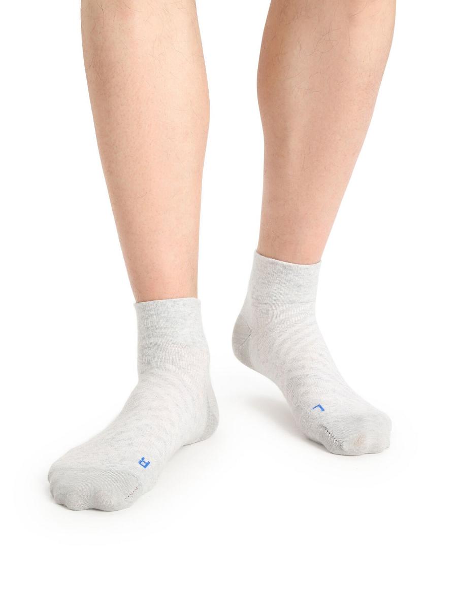 Ether / Lazurite Icebreaker Merino Run+ Ultralight Mini Men's Socks | AU 1049UZGT